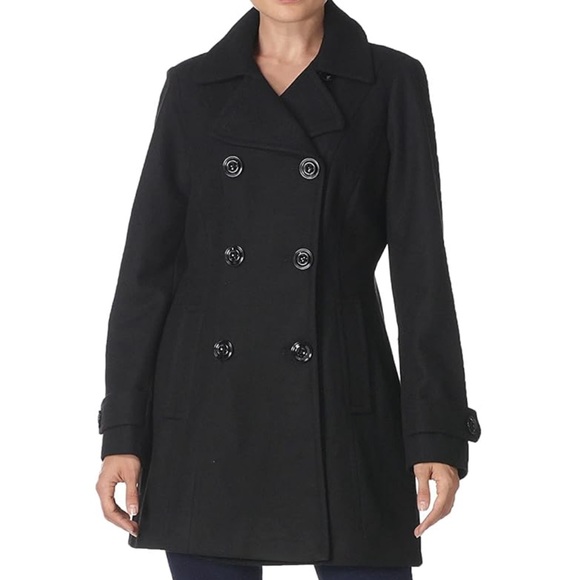Anne Klein Women’s Double Breasted Coat Size M - Picture 1 of 5